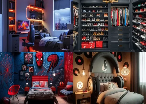 عکس خفن عکس اتاق خواب پسرانه ساده ایرانی