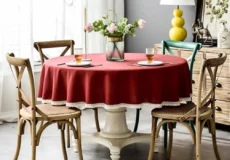 چه رومیزی برای میز گرد مناسبه؟