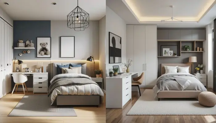 دیزاین اتاق خواب پسرانه به سبک مدرن