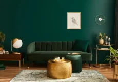 دکوراسیون منزل با رنگ سبز درباری