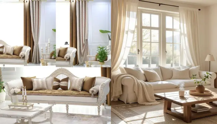 ست شال مبل و پرده