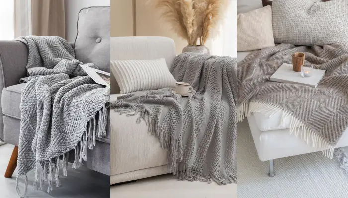 شال و کوسن برای میل طوسی