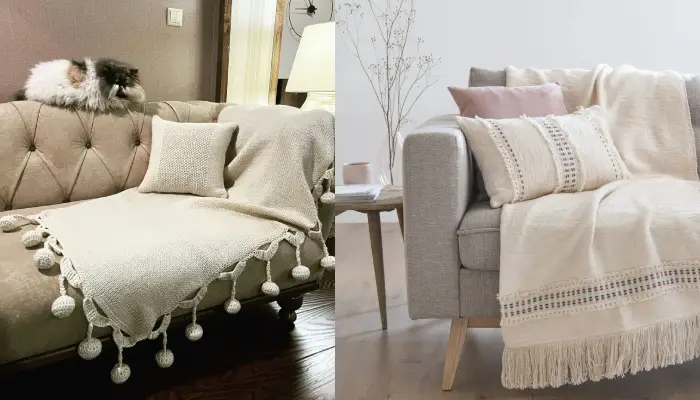 مدل شال مبل کرمی