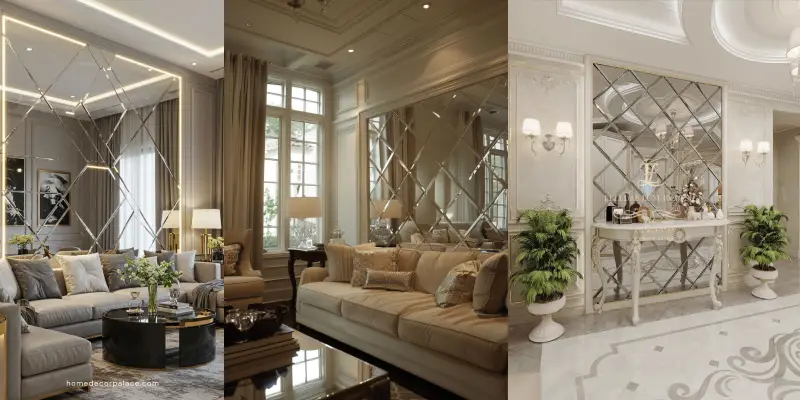 مدل آینه دکوراتیو آبشاری