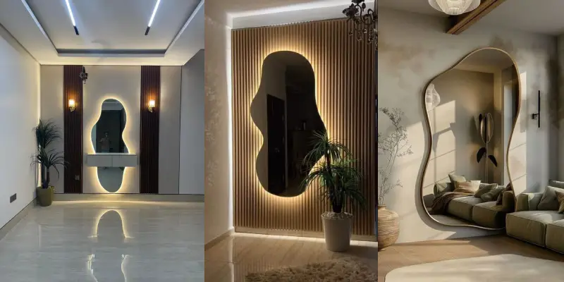 آینه دکوراتیو دفرمه